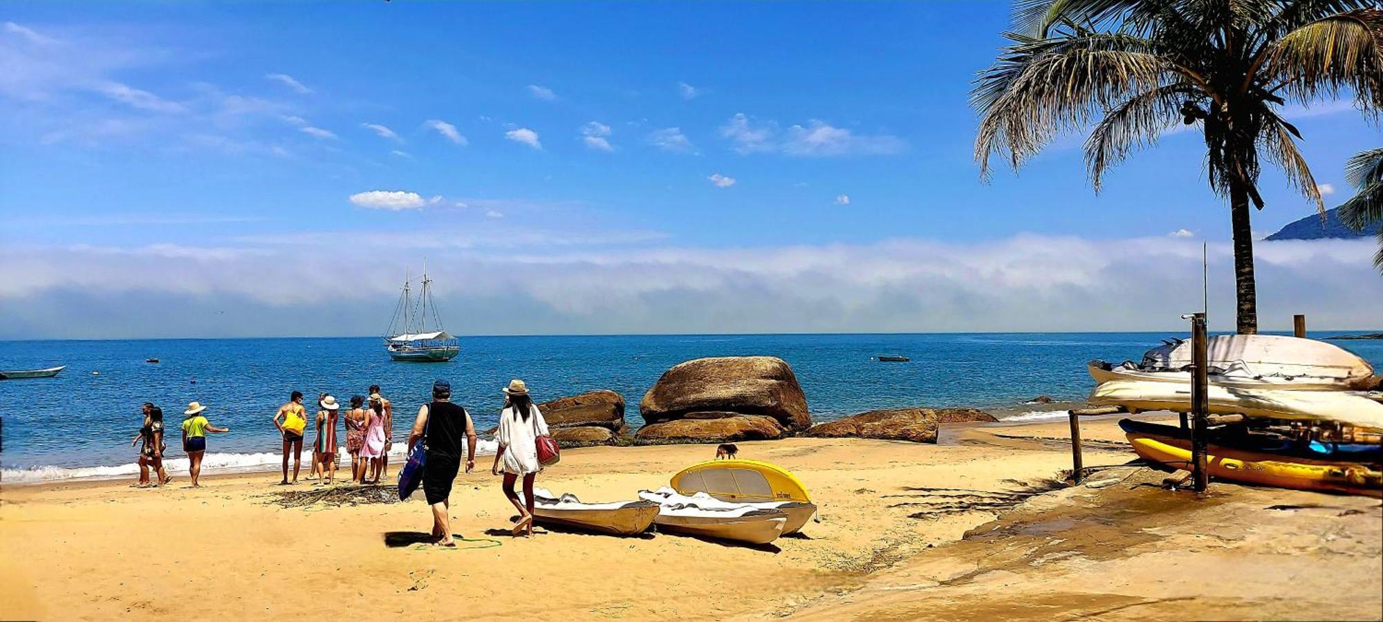 Pousada Sobre As Ondas De Picinguaba Kültér fotó